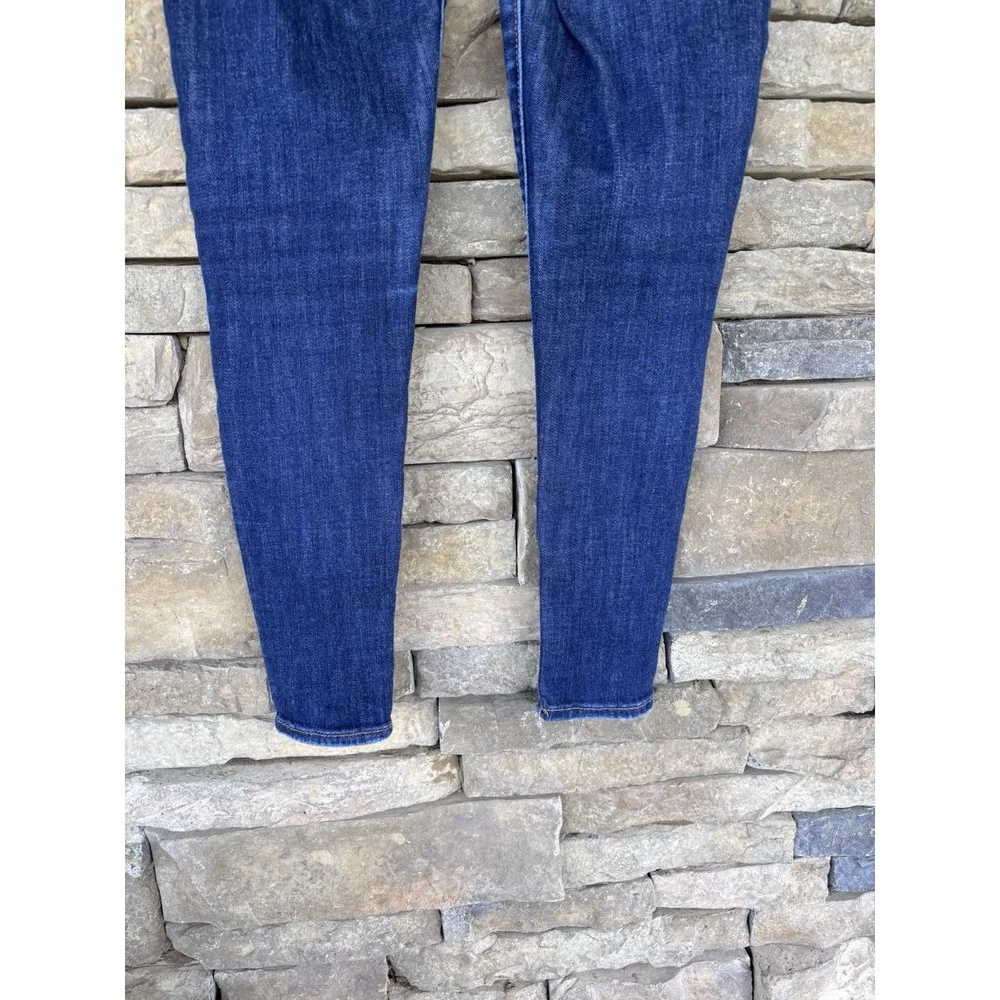 American Eagle Womens Jeans 0 Short Blue Hi Rise Jegging Super‎ Stretch Dark